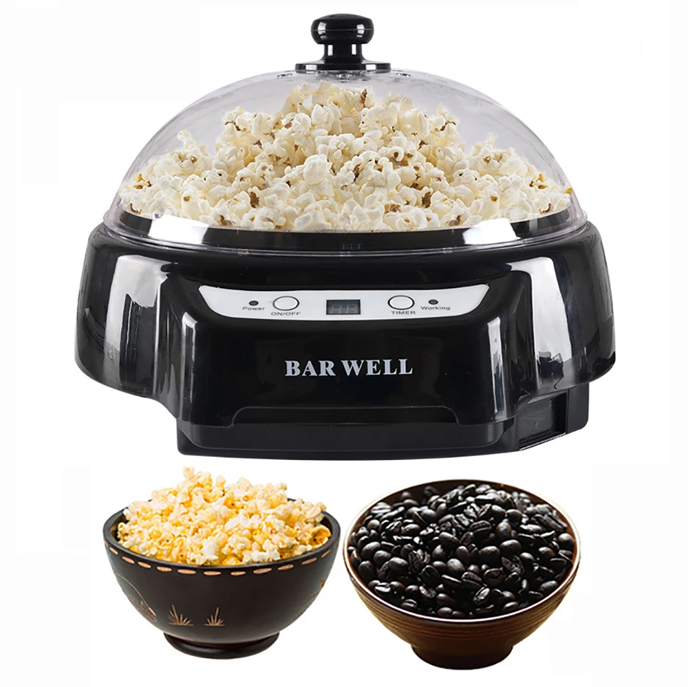 

Electric Coffee Bean Roaster Tea Fruit Dryer Corn Popper Smart Timing Grain Baking Machine 300-400G 500W Y