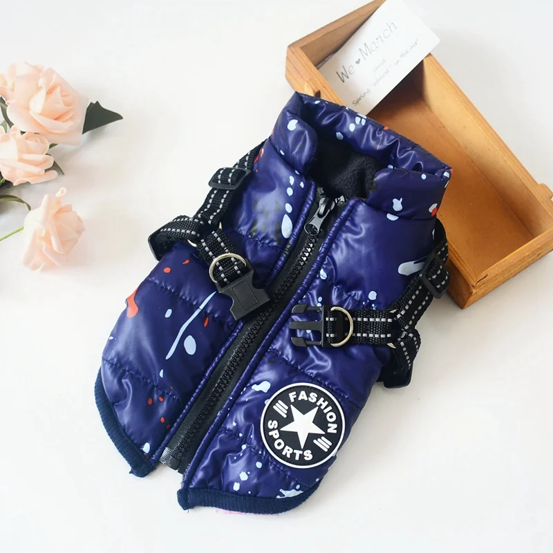 Abrigo para perros, ropa gruesa de perro cachorro cálido con capucha para Chihuahua, caniche, Bichon