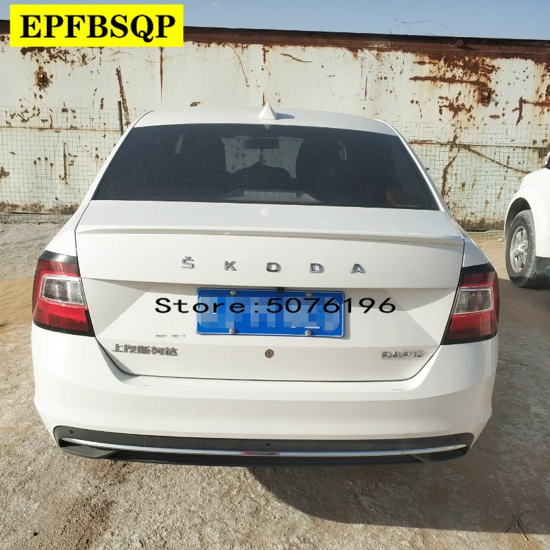 Для Skoda RAPID 2013 2014 2015 2016 2017 2018 2019 высокое качество абс материал заднее крыло