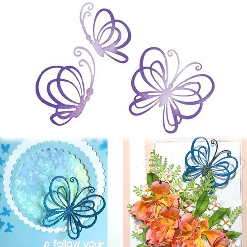 

Eastshape 3pcs Butterflies Dies Metal Cutting Dies Scrapbooking Card Making Album Embossing Crafts Paper Stencil Animal Die