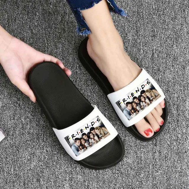 Friends Home Slippers | Slipper Slide Friends Slide Slippers Women | Slides Shoes Women - Women's Slippers - Aliexpress