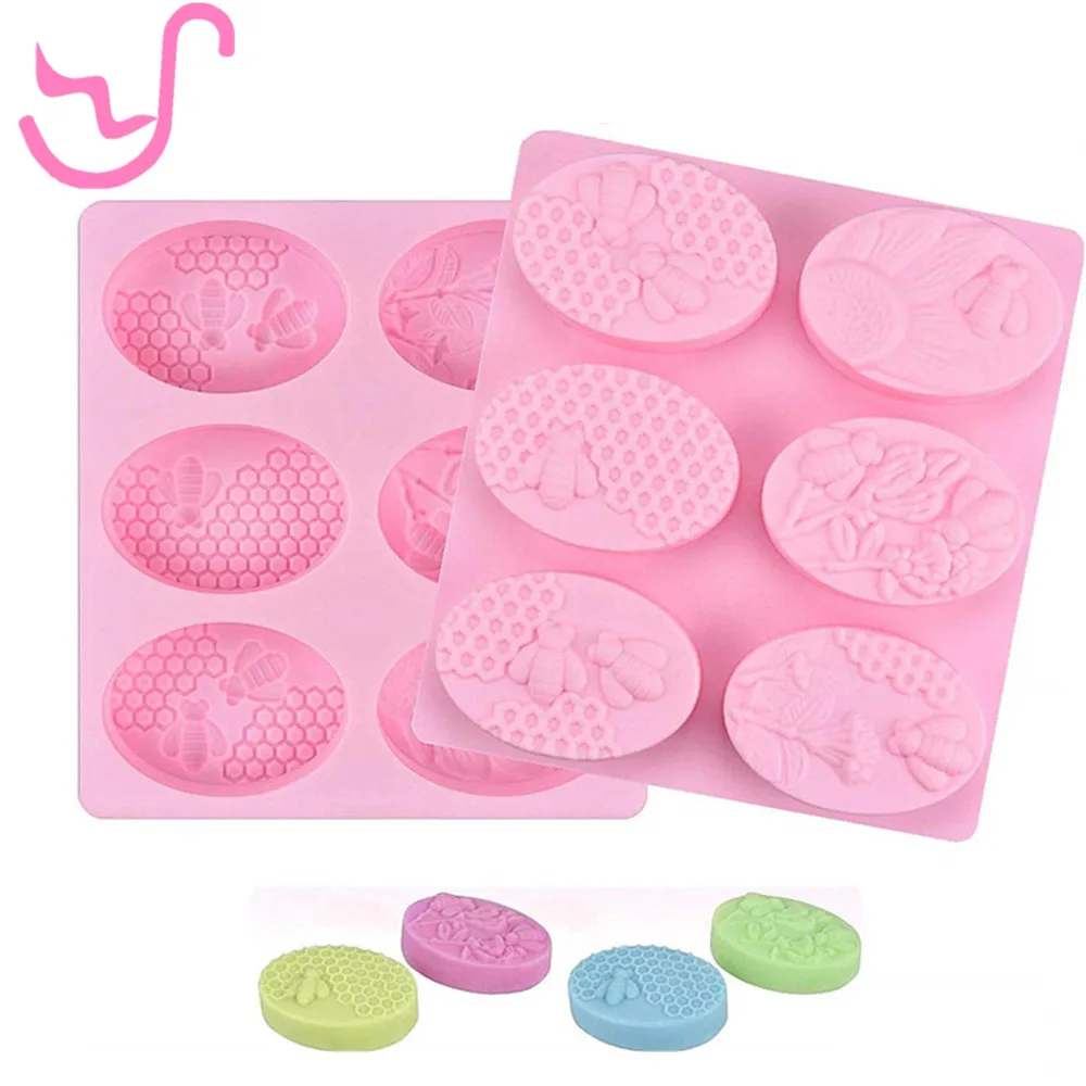 2 шт. соты мыло с изображением пчелы Силиконовые формы принтом в виде медоносной