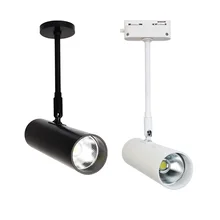 9 Вт 12 Вт 15 Вт 18 Вт Диммируемый рельсовый трек прибор початка 10 Вт рельсовый Точечный светильник светодиодный светильник для трека лампа для направляющего рельса 110 В 220 В