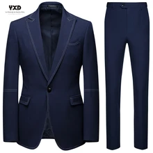 

Plus Size 5XL 6XL Mens Wedding Suit Male Blazer Masculino Slim Fits Dress Suits for Men Business Formal Classic Navy Suit Jacket