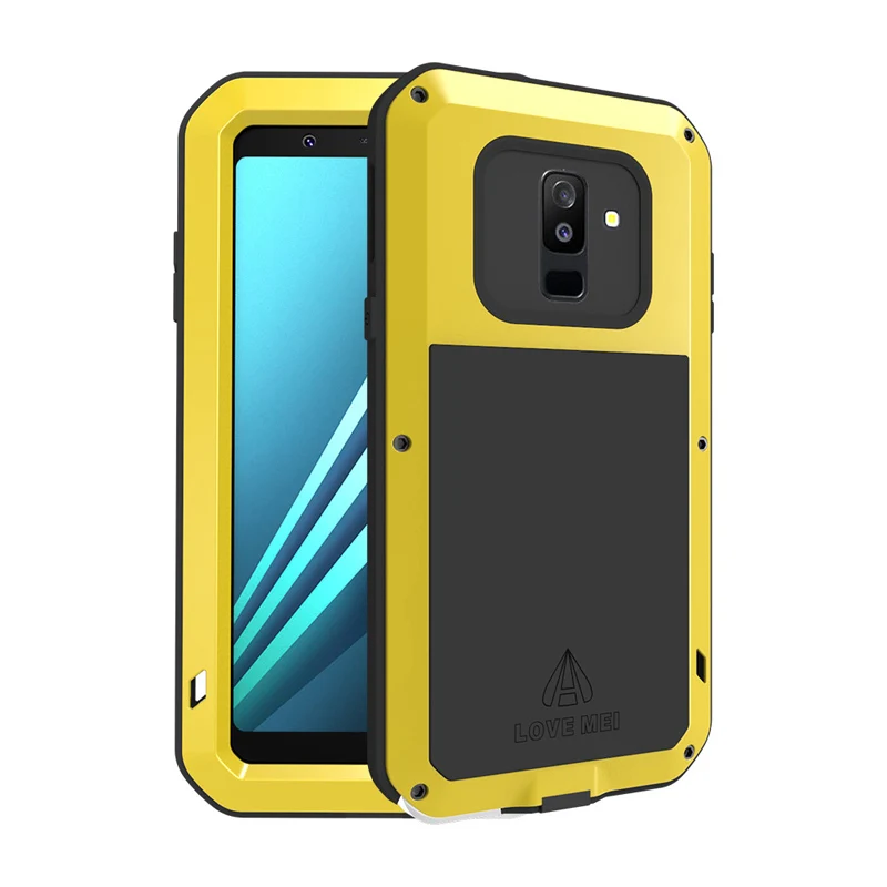 Противоударный чехол для samsung Galaxy A6 металлический Fundas для samsung Galaxy A6 Plus Capa Armor чехол для телефона против падения Coque