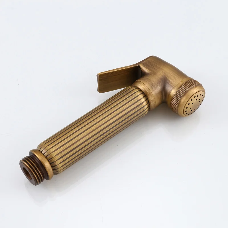 

Antique Brass Handheld Toilet bidet sprayer Hand Bidet faucet for Bathroom hand sprayer shower head self cleaning