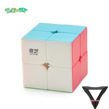 Qiyi QiDi S 2x2 волшебный куб скоростной куб игрушка 2x2x2 игра-головоломка для соревнований вызов Cubo Magico Развивающие игрушки для детей