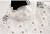 Romantic Vintage Victorian Temperament White Lace Dresses Butterfly Beaded Floral Embroidery Mid Lace Dress Hollow Out Dress ► Photo 3/6