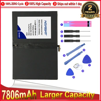 

HSABAT 0 Cycle 7806mAh Tablet Battery for iPad Pro 9.7 A1664 High Quality Replacement Accumulator