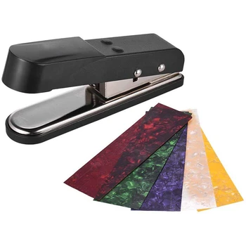 

Guitar Pick Punch Plectrum Maker Cutter Professional DIY with 5Pcs Premium Celluloid Pick Strips