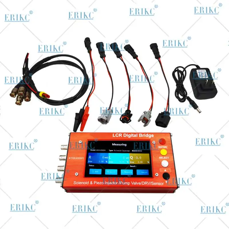 LCR02 common rail diesel fuel electromagnetic injectors test EUIEUP ZME DRV valves injector LCR tester English version (3)