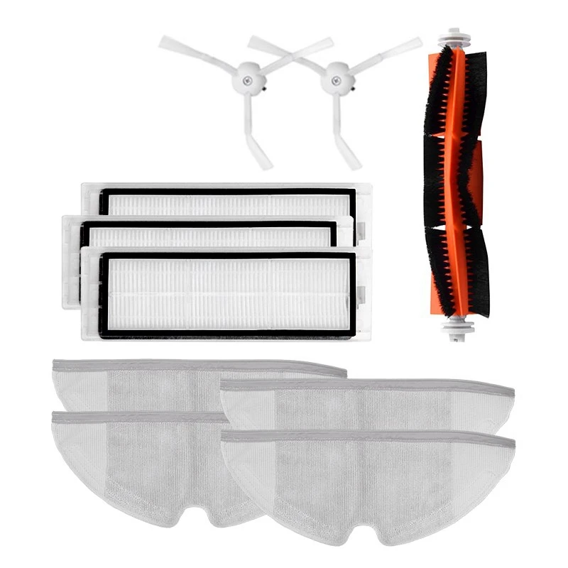 HEPA Filter Vacuum Cleaners Parts Accessories Kits For Xiaomi Mi Robot 2 S50 S51 S5 S6 E20 Main Brush Side Mop | Бытовая техника