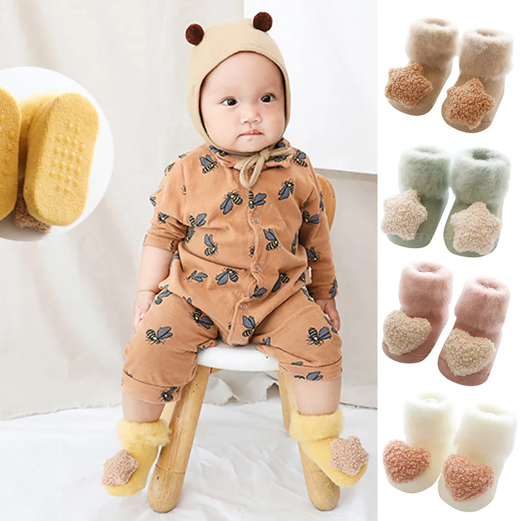 Детские носки г., детские носки-тапочки с рисунком для мальчиков и девочек Нескользящие носки для малышей Нескользящая детская обувь для малышей,# J7