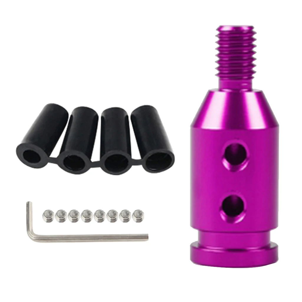 New Aluminum Shift Knob Adapter for BMW Non Threaded Shifters 10x1.5mm Purple