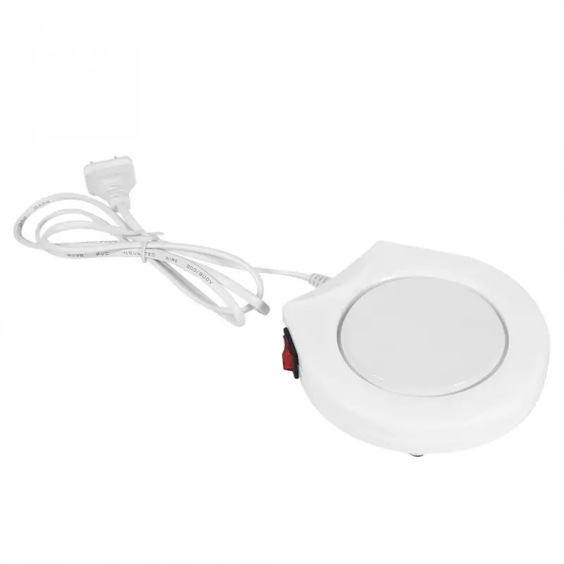 

Creative Keep Warm Hot Milk Tea Coffee Mug Drinks Beverage Cup Warmer Pad White Electric Powered Cup Warmer Heater Pad