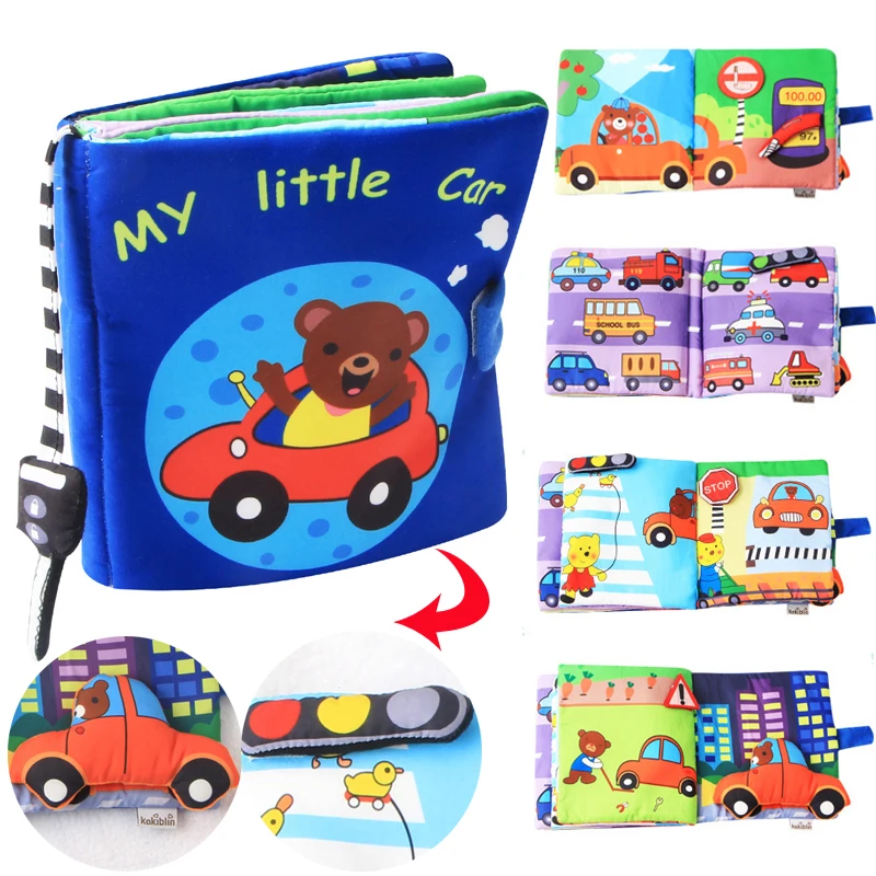 Мягкие книги для раннего развития ребенка мои тихие Bookes baby goodnight развивающая
