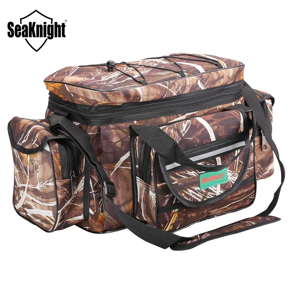 Seaknight Sk003 Waterproof Fishing Bag Large Capacity Multifunctional Lure Fishing Tackle Pack Outdoor Shoulder Bags 50 27 28cm Fishing Bag Lure Tackle Bagfishing Tackle Bag Aliexpress