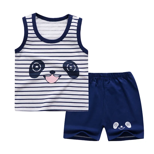 Baby Boy Clothes Casual Tracksuit  Pure Cotton Clothing Summer Clothes For Babies T-shirts  2