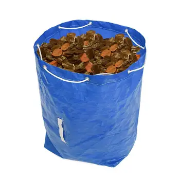 

Reusable Garden Leaves Bag Waterproof Yard Leaf Weeds Grass Container Storage House Garbage Trash Bucket Bag Drawstring Bags