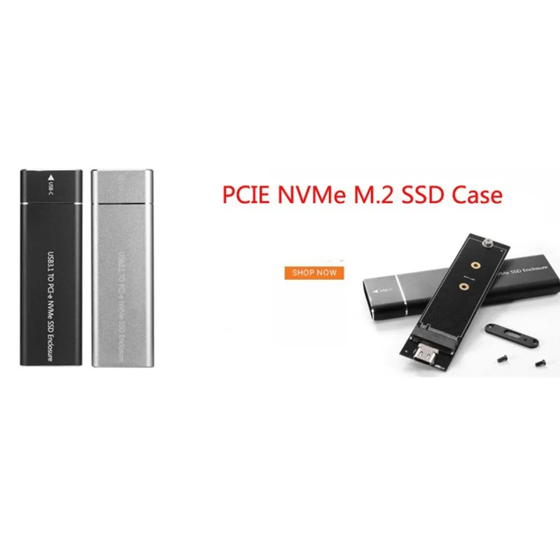 Практичный Прочный USB3.1 к M.2 NVME SSD Box NGFF PCI протокол к type C жесткий Di карта памяти