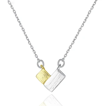 

MetJakt S925 Sterling Silver Fashion Simple Heart-Shaped Women's Clavicle Chain