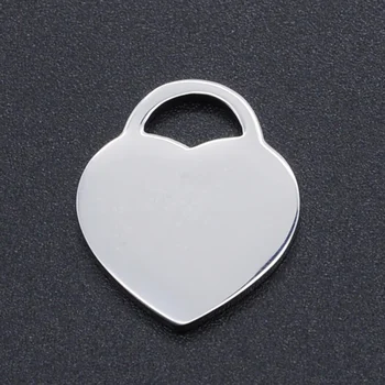 

5pcs/lot Heart Beat 100% Stainless Steel Heart Mirror Polish Charm Pendant Wholesale Bracelet Making Charms Accept OEM Order