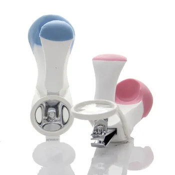 

Creative Baby Safety Nail Scissors Magnifying Glass Baby Stainless Steel Nail Clipper Care