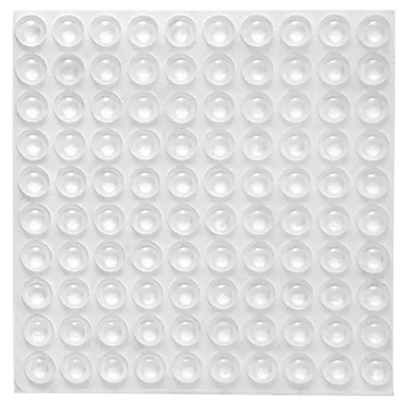 200x Transparent Rubber Feet Adhesive Bumper Pads Self Stick Bumpers Sound Dampening Door Cabinet Buffer Pads, 8*2.5mm