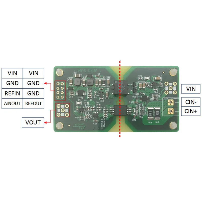 AMC1301 Высокоточный аналоговый модуль изоляции тока напряжения AMC1301+-5V+-5A/200 KHz полоса пропускания ISO T0871