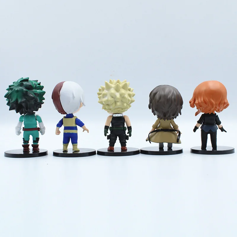 5pcs/set Anime My Hero Academia Figure 10cm deku Figures Collection model toys bakugou katsuki Todoroki Shoto Action Figure