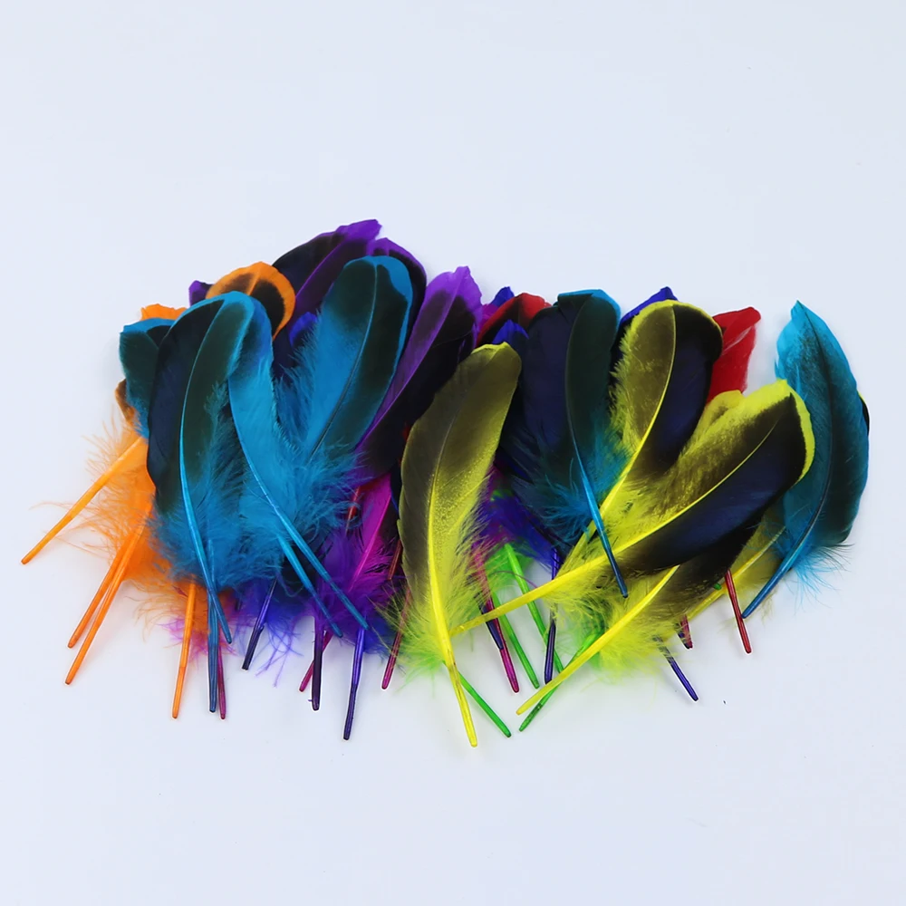 9 8 mixcolors duck feather 4