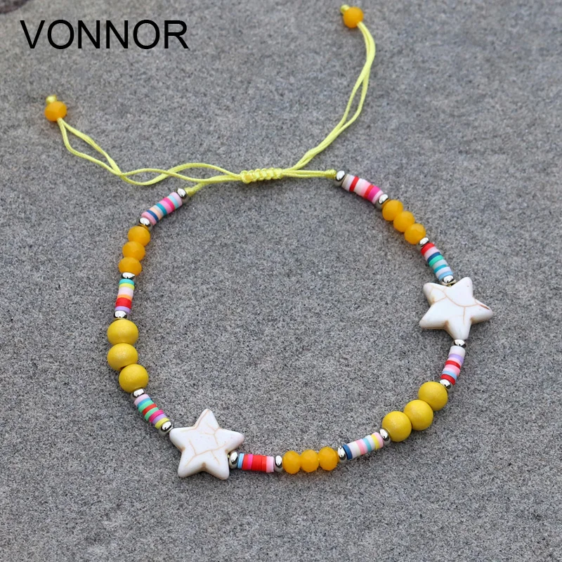Adjustable Anklets for Women Boho Beach Barefoot Ankle Jewelry Leg Bracelet Stars Accessories Adjustable Anklets for Women Boho Beach Barefoot Ankle Jewelry Leg Bracelet Stars Accessories