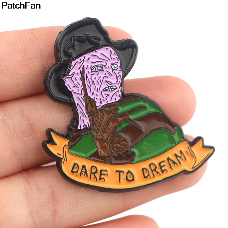 20 шт./лот A2546 Patchfan "Кошмар на улице Вязов" металлические значки на булавке para рюкзак рубашка одежда сумка Броши рюкзак медаль
