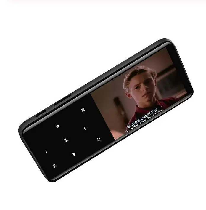 2,4 дюймов MP4 плеер портативный Bluetooth MP3 мультимедиа MP 4 тонкий сенсорный экран FM Радио Видео HiFi плеер