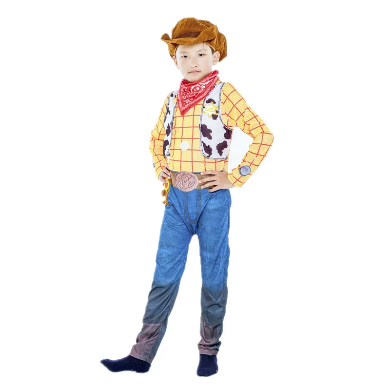 Disfraz de Woody Toy Story para niños, traje de Sheriff, Woody Pride, ropa  para Halloween, Carnaval