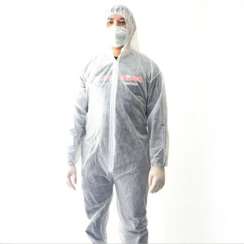 

Hazmat Suit Anti-Viru Protection Overalls Clothing Safety Coverall Disposable Washable Jumpsuit