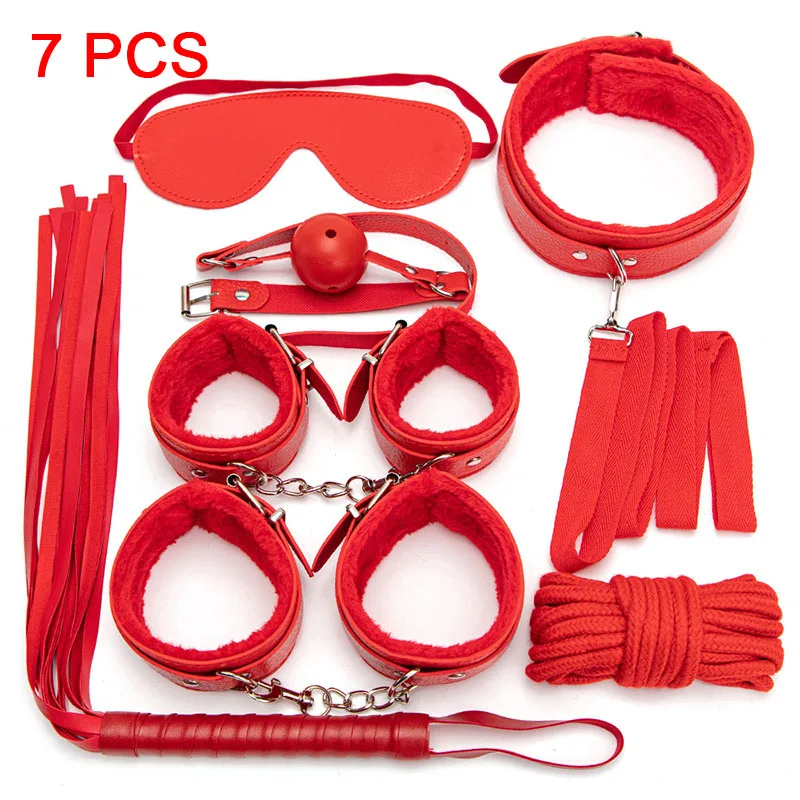 7 Red BDSM Kits