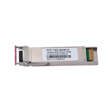

XFP-10G-BX80-D 10 Gigabit Single-mode Fiber Transceiver Optical Module 10Gb/s BIDI 80km DDM TX 1570nm Rx 1490nm