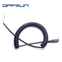 Hot DIY K Head Walkie Talkie Speaker Cable For Baofeng UV5R Kenwood TK-240 Linton Hand 2 Pin 4 Wire Mic Microphone  Line