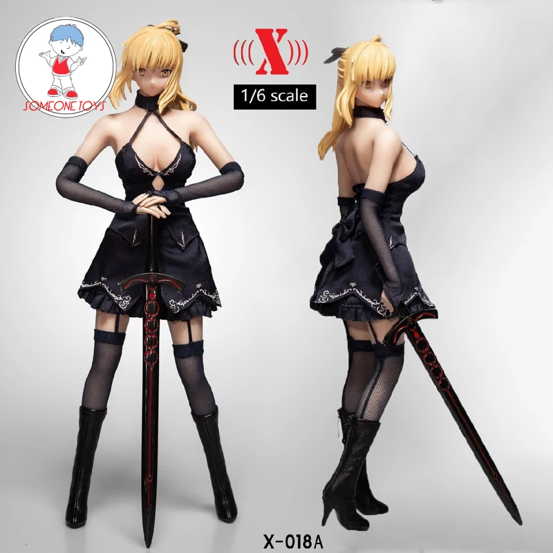 

1/6 Scale Anime Figure Head Sculpt Cute Clothes Female Girl Figure Accessory Model for 12 Inches Action Figure
