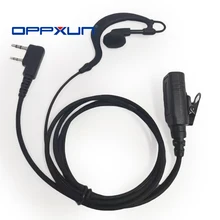Baofeng – oreillettes de walkie talkie pour Baofeng UV5R KENWOOD HYT, écouteurs à 2 broches, 1m, TC2088 388 27D
