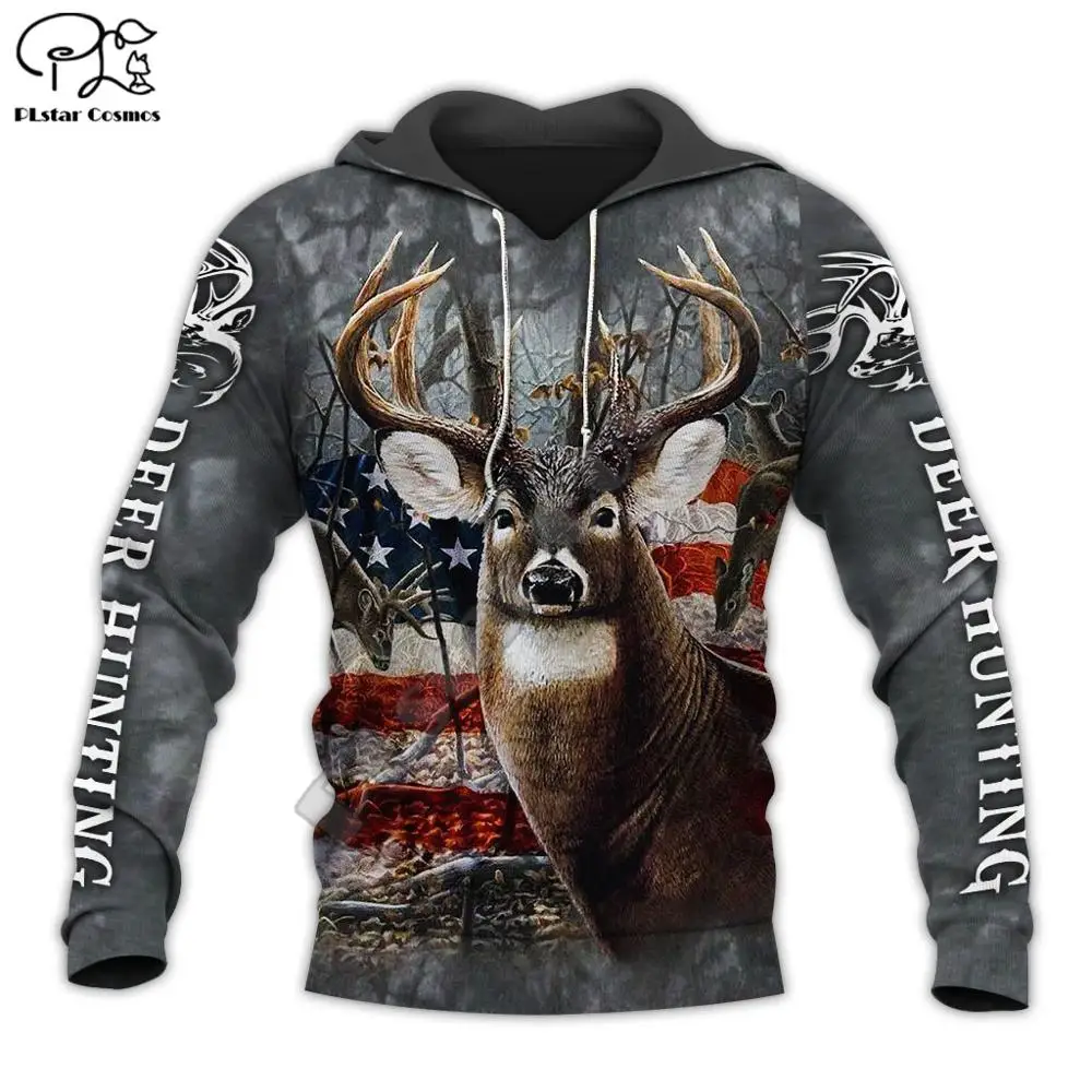 

PLstar Cosmos Animal Deer Bow Hunting Hunter Causal Harajuku New Fashion 3DPrint Zipper/Hoodies/Sweatshirt/Jacket/Men/Women s-14