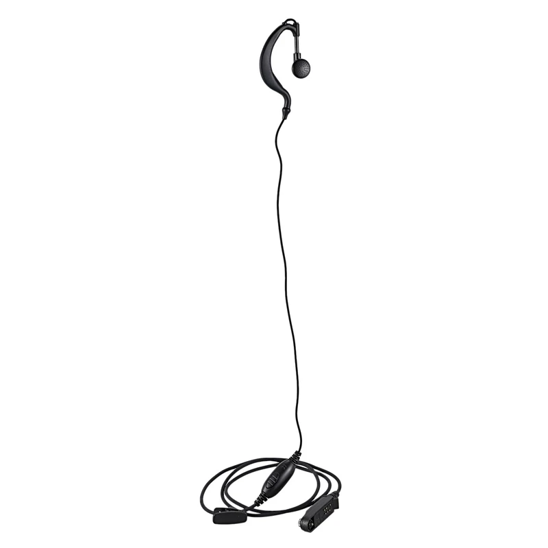 

G Shape Earpiece Headphone Ptt For Baofeng 2 Way Radio Bf-9700 Bf-A58 Uv-9R