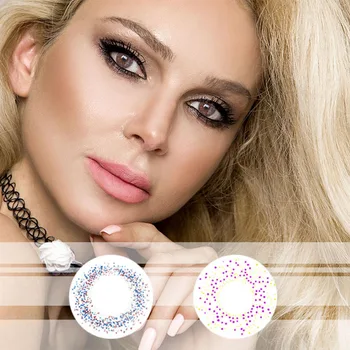 

2pcs/p Mrs.H Genuine Big Color Jacket Beauty Pupil Year Throw Party Contact Myopia Glasses Small Diameter Color Contact Lenses