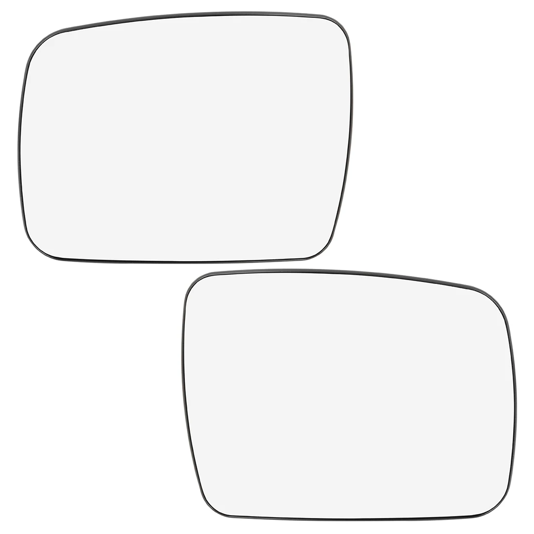 

X Autohaux Mirror Glass Heated With Backing Plate Side Rear View Mirror Glass For 2010-2014 Land Rover LR2 LR4