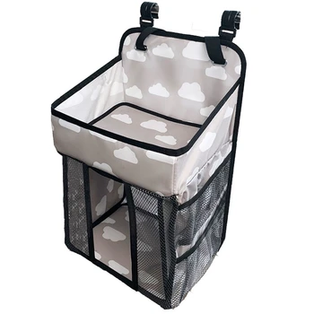 

Baby Crib Newborn Bed Hanging Bag Portable Stroller Organizer Diapers Organizer Bed Cradle Bag Bedding Accessories
