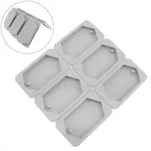Шесть решеток ромбы силиконовые формы для торта пластырь для ароматерапии мыло ручной работы форма для ароматерапии для выпечки DIY