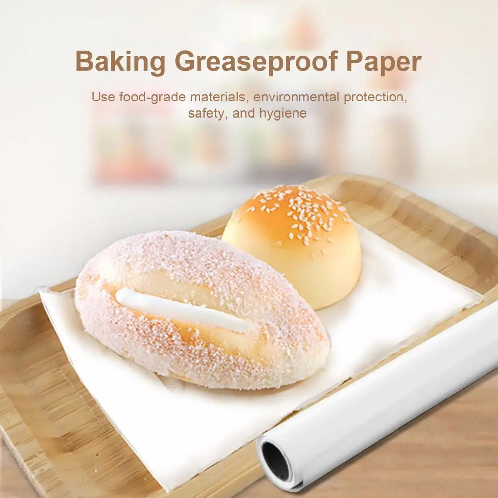 New 5m Baking Paper Parchment Paper Rectangle Baking Sheets Bakery Bbq Party Oil Paper Safe And Healthy Food Grade