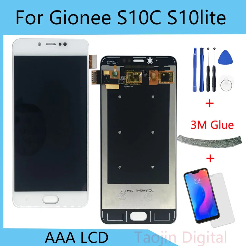 100% протестированный белый/черный 5 2 дюйма для GiONEE Elife S10 Lite S10C S10CL ЖК-дисплей +