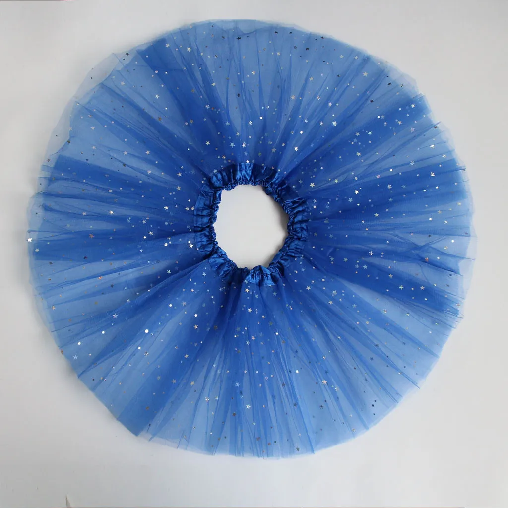 2020 Baby girls fluffy petti skirts tutu Girls Polka Dot Star Sequin Mesh Tutu Skirt Puff Tutu Ballet Girl Skirt